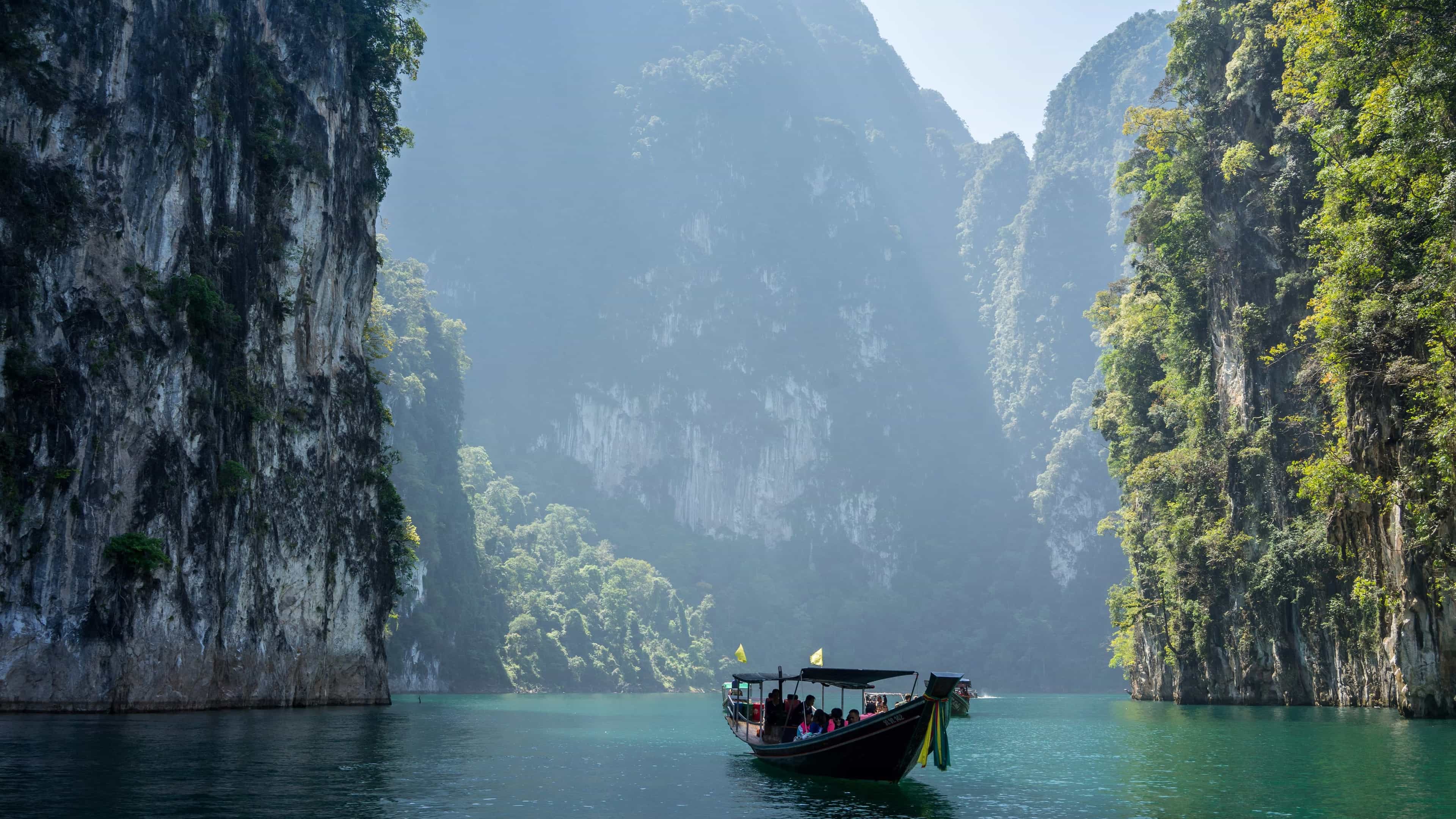 a boat in Thailand