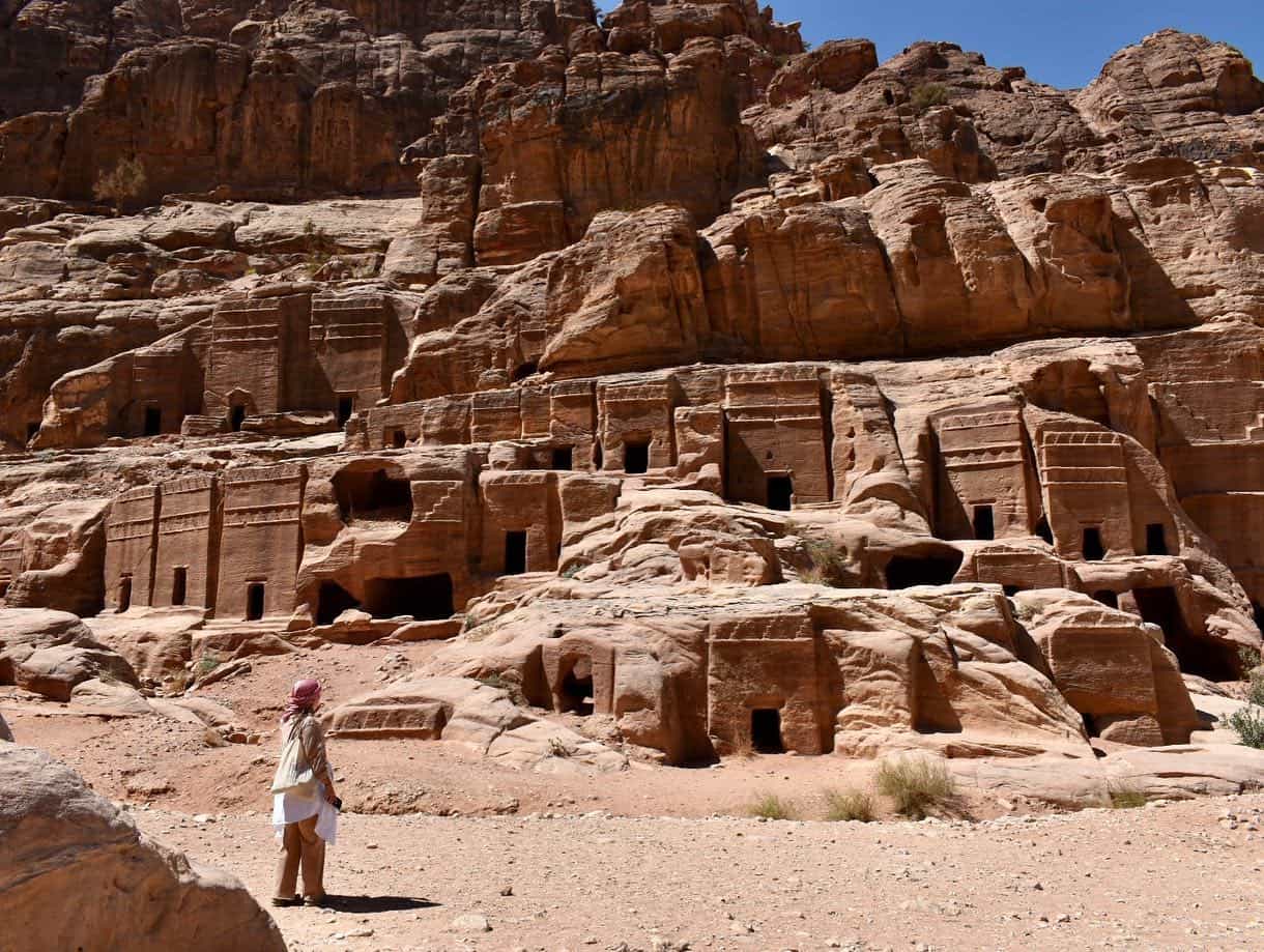 Clay buildings on the side of a mountain