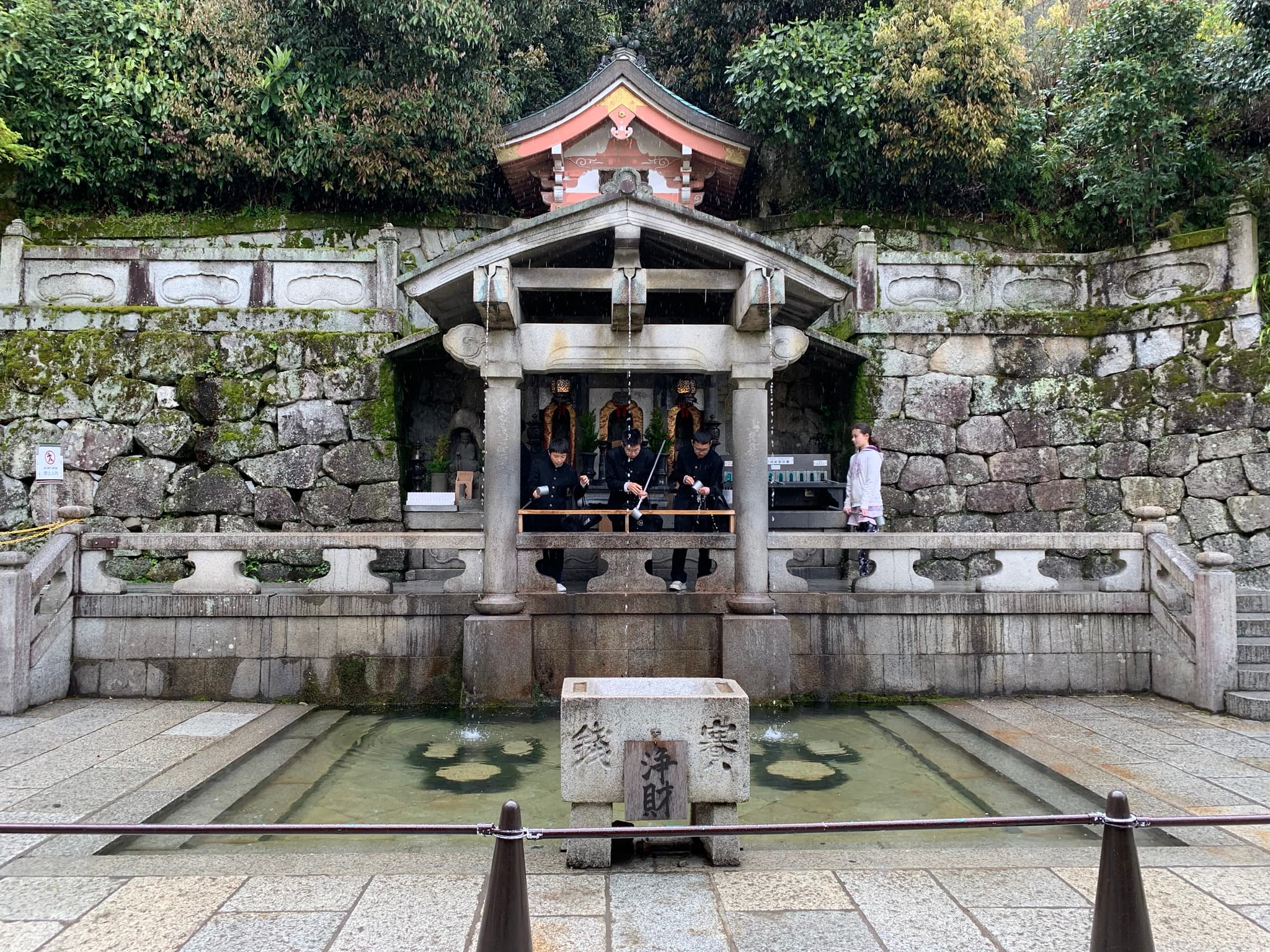 The stone entrance to a temple.