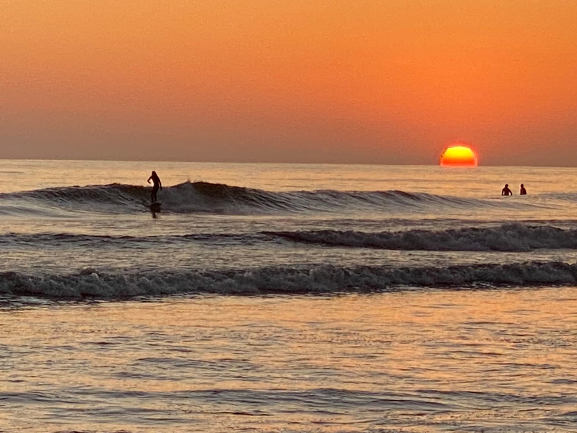 Sunset view at beach