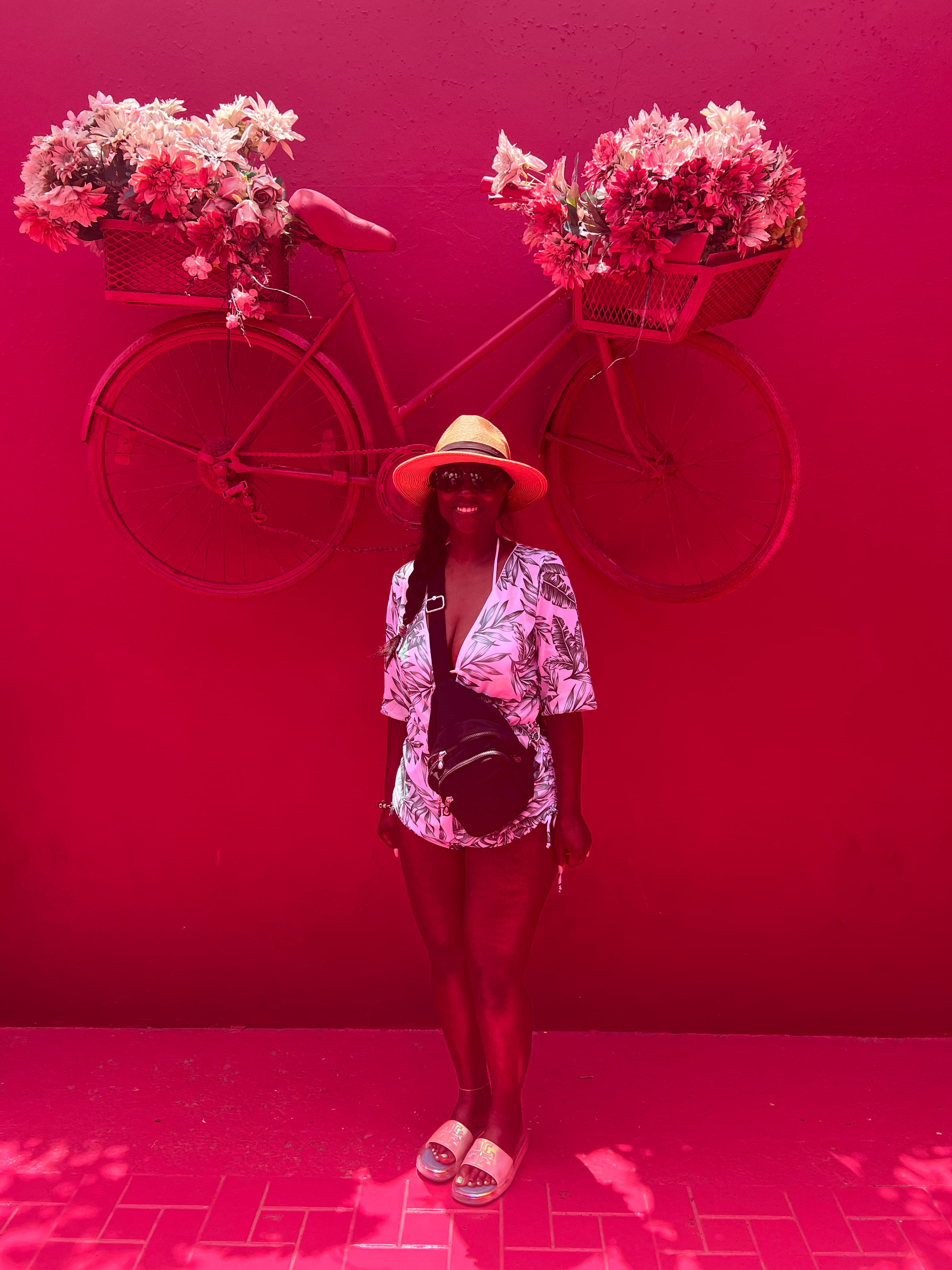 Picture of Shannon with with bicycle