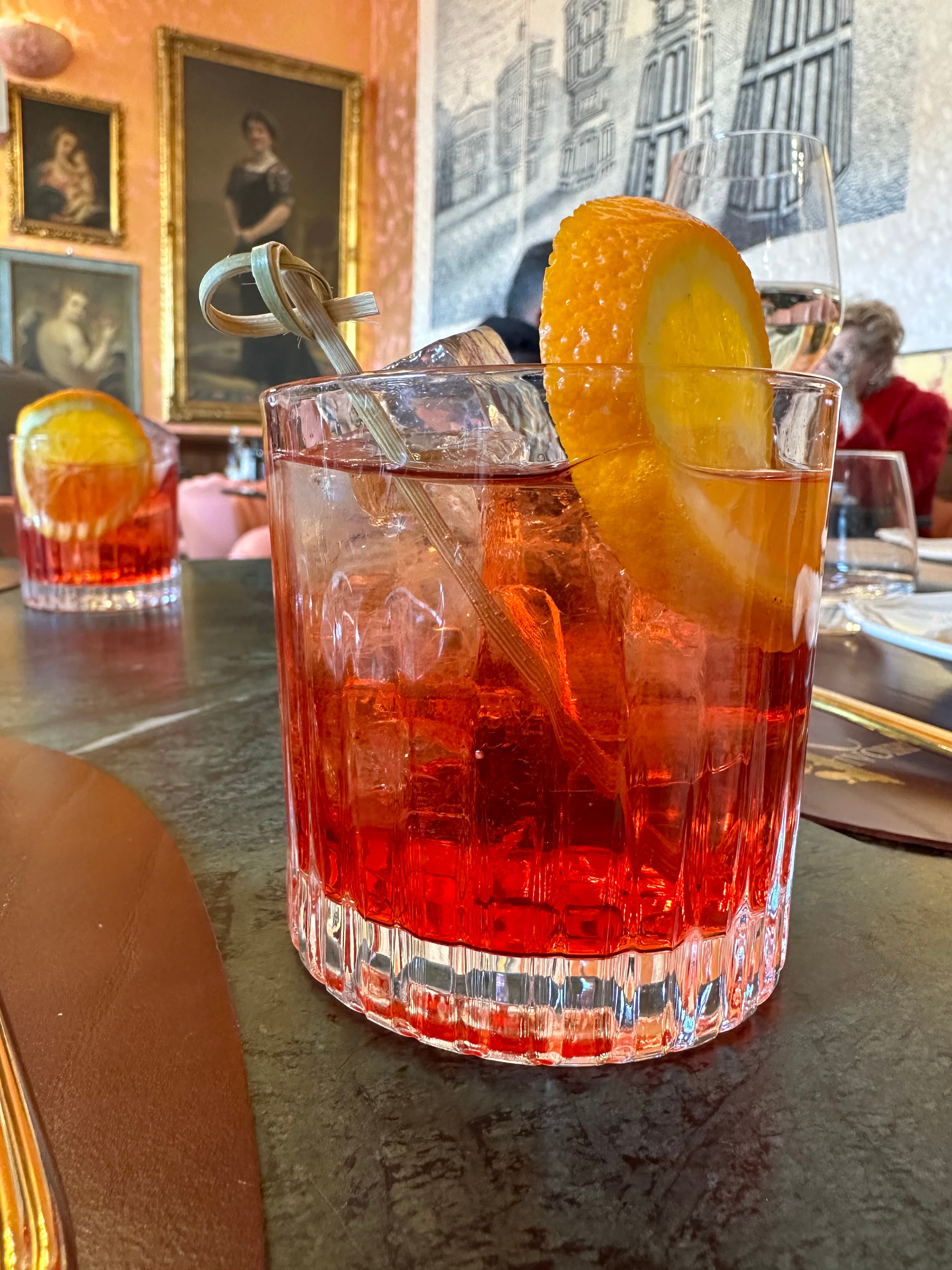 An aesthetic shot of a drink