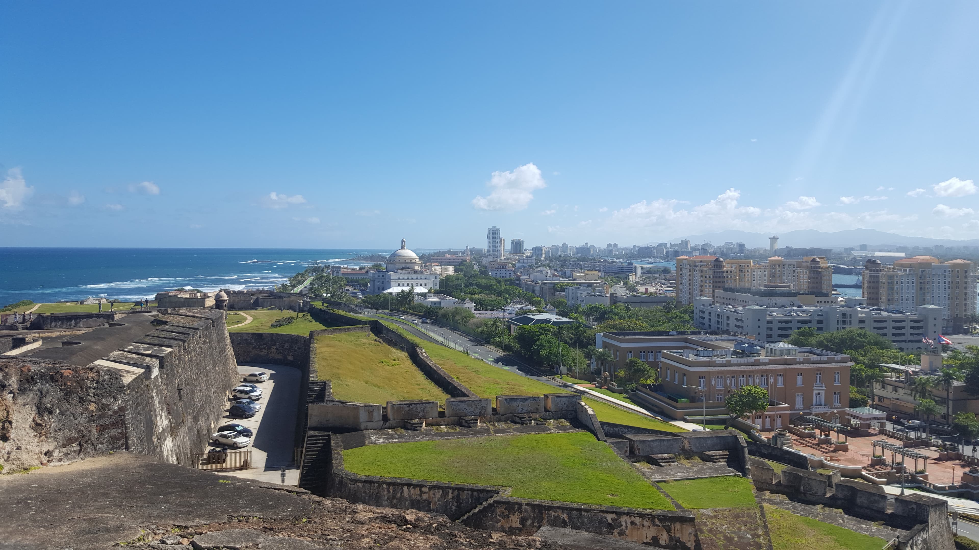 Brown colored water among mountains