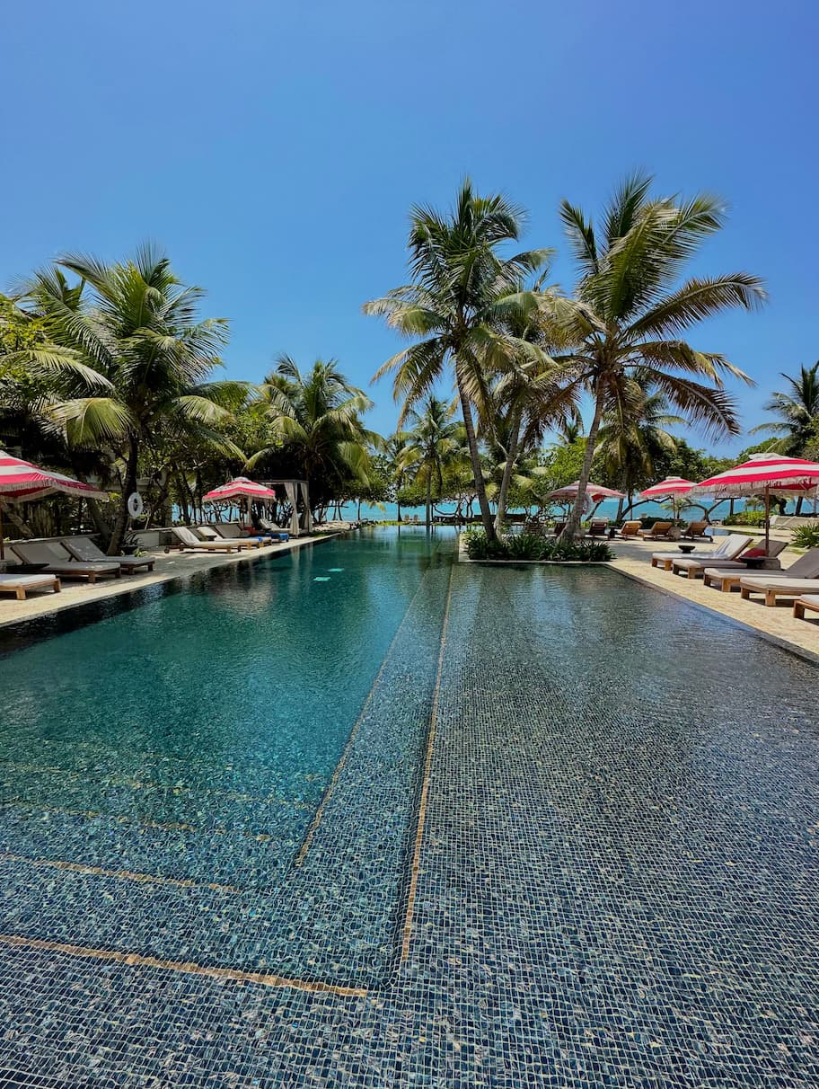 A beautiful view of pool