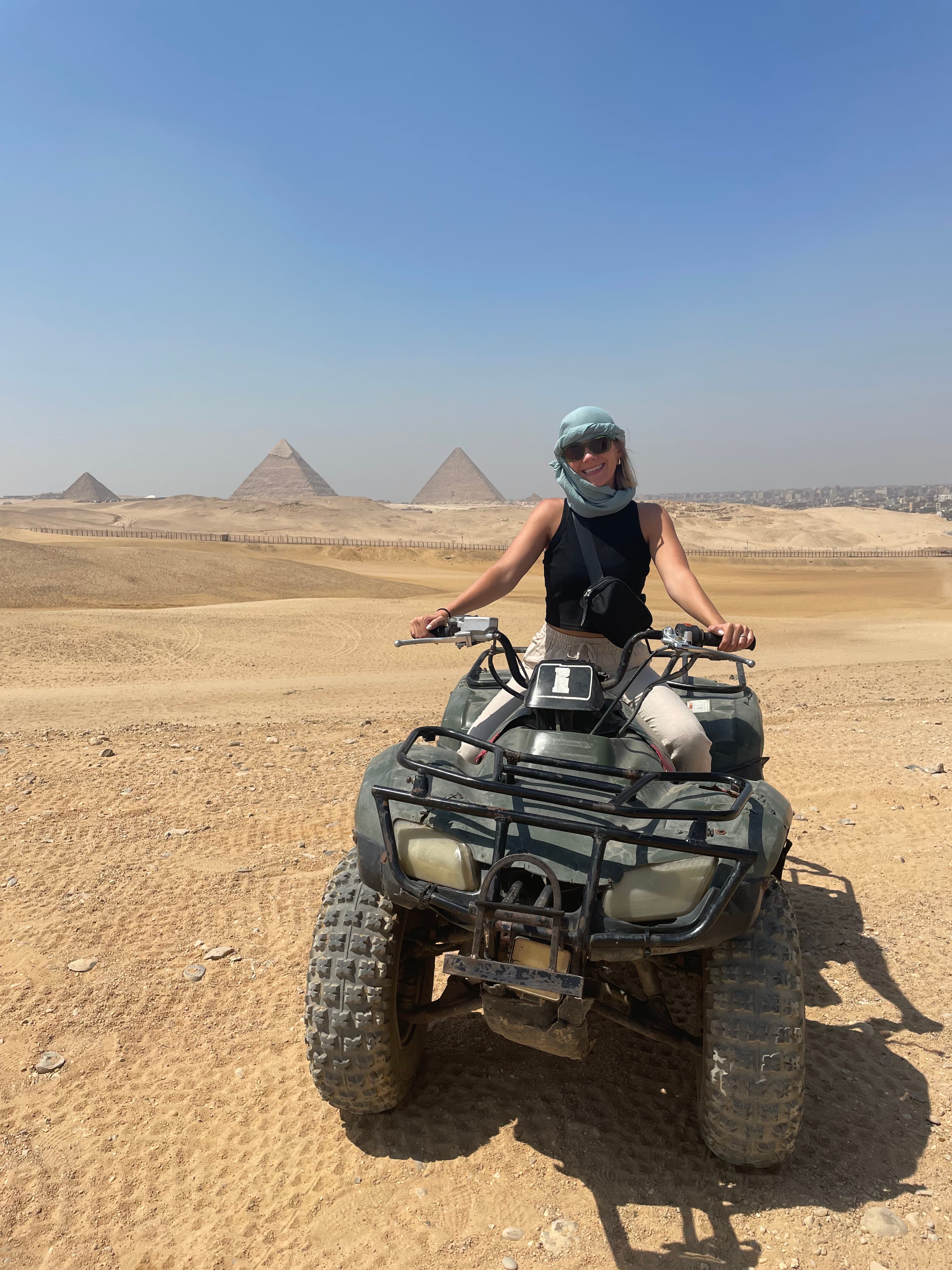 Picture of Kelsey on ATV