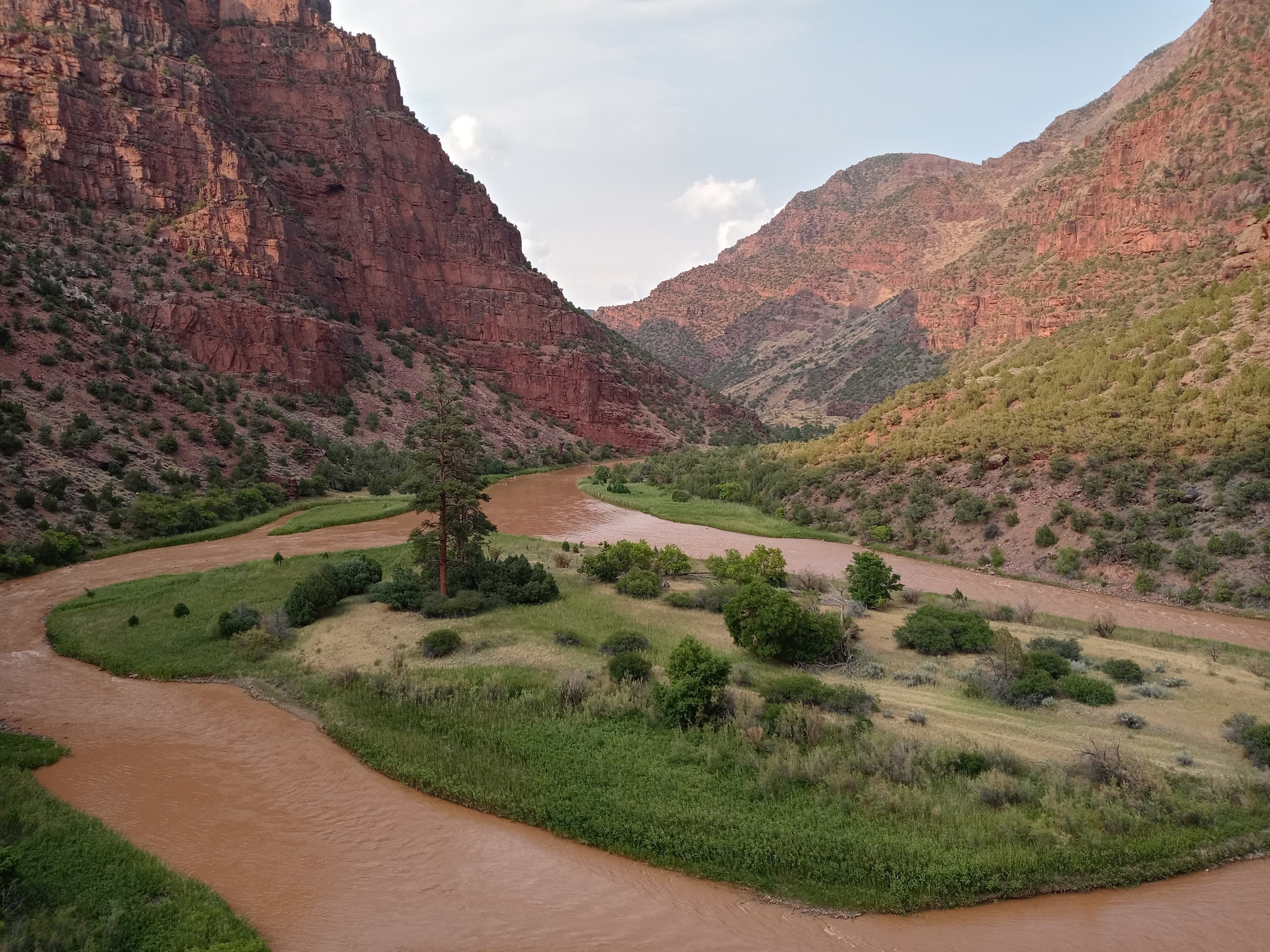 Still water in the mountains