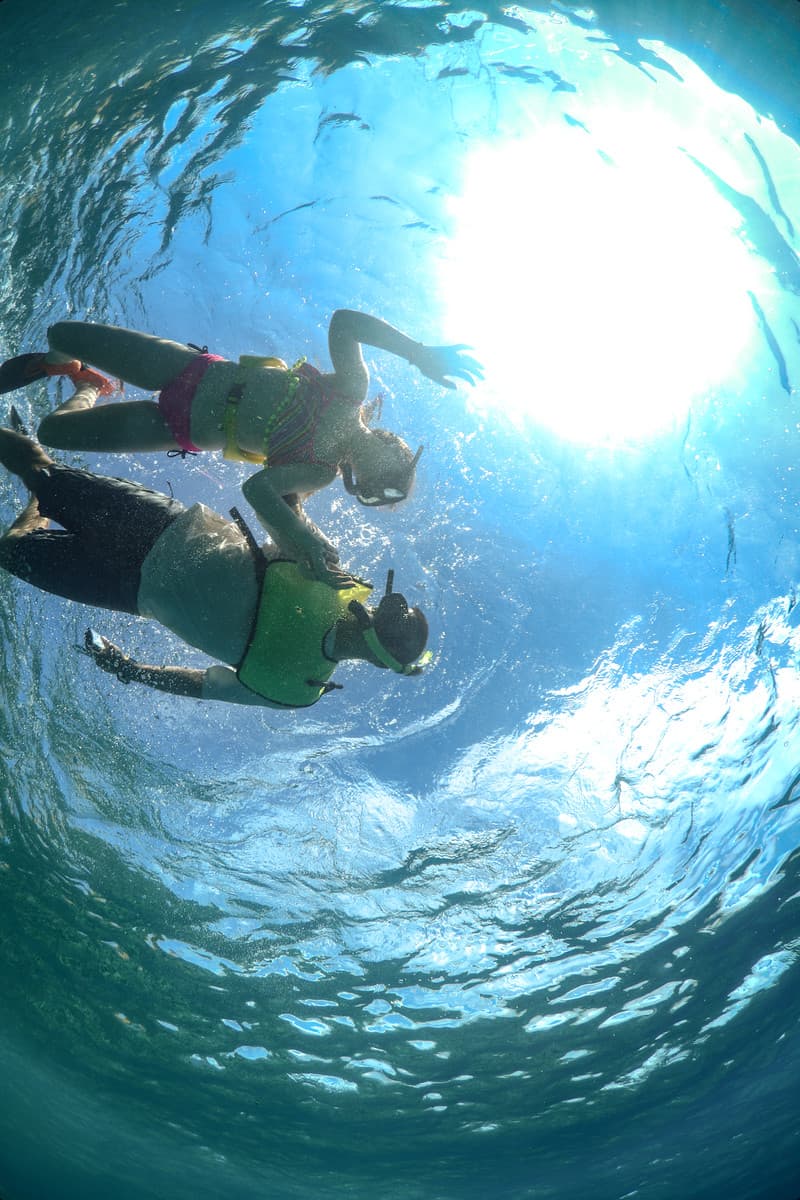 Underwater dive shot