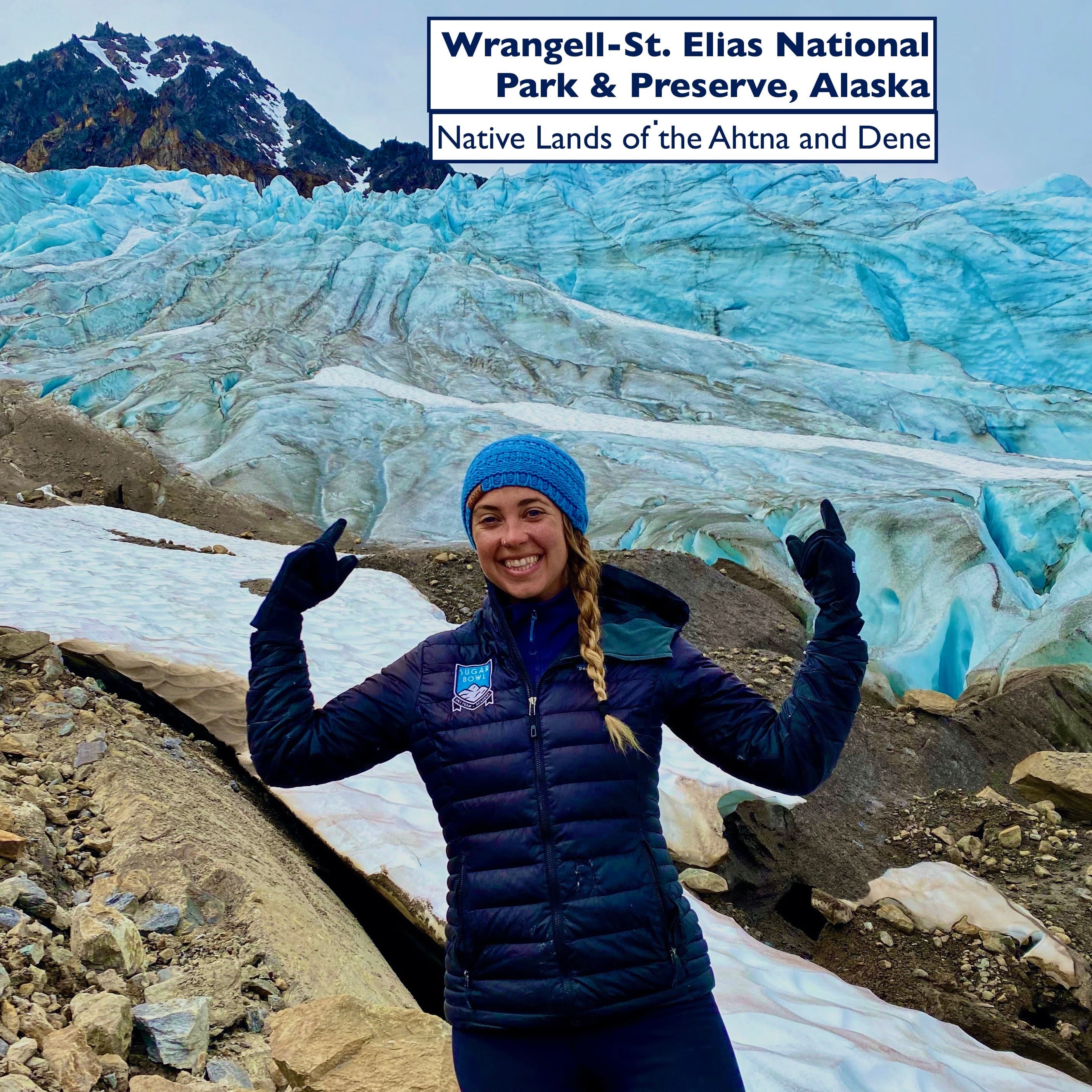 Nicole posing beside a lake