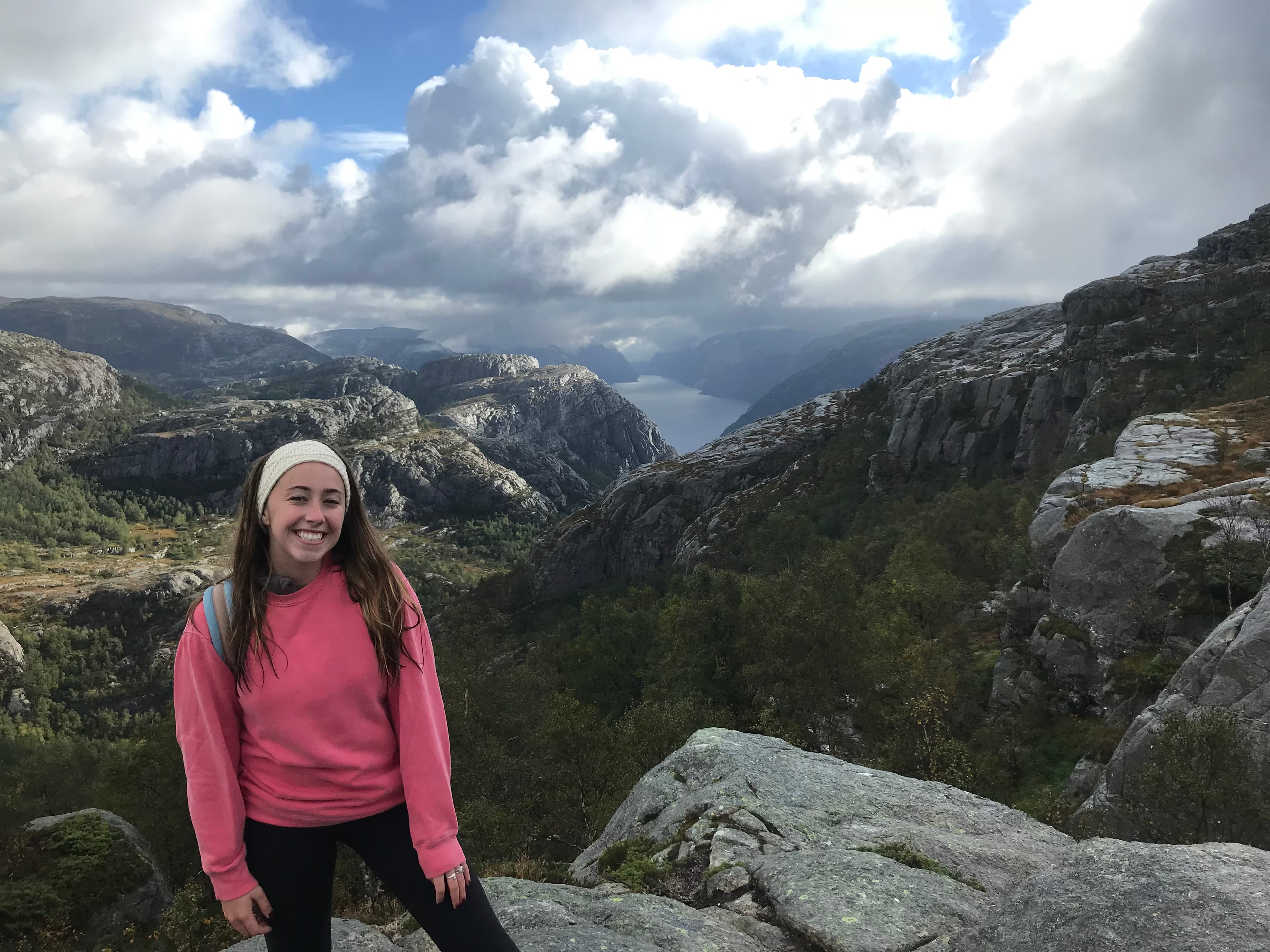 Hiking in the mountains