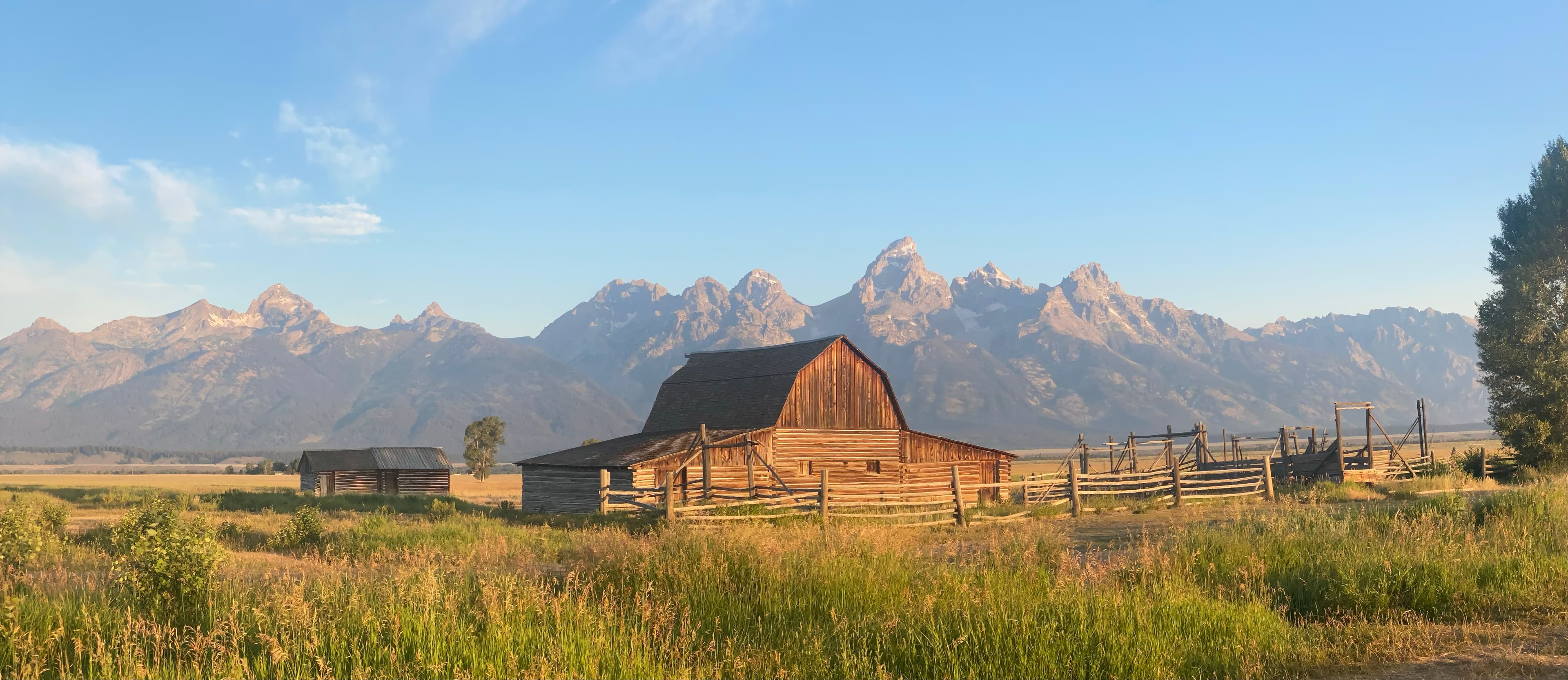 A brown colored hut in mountains
