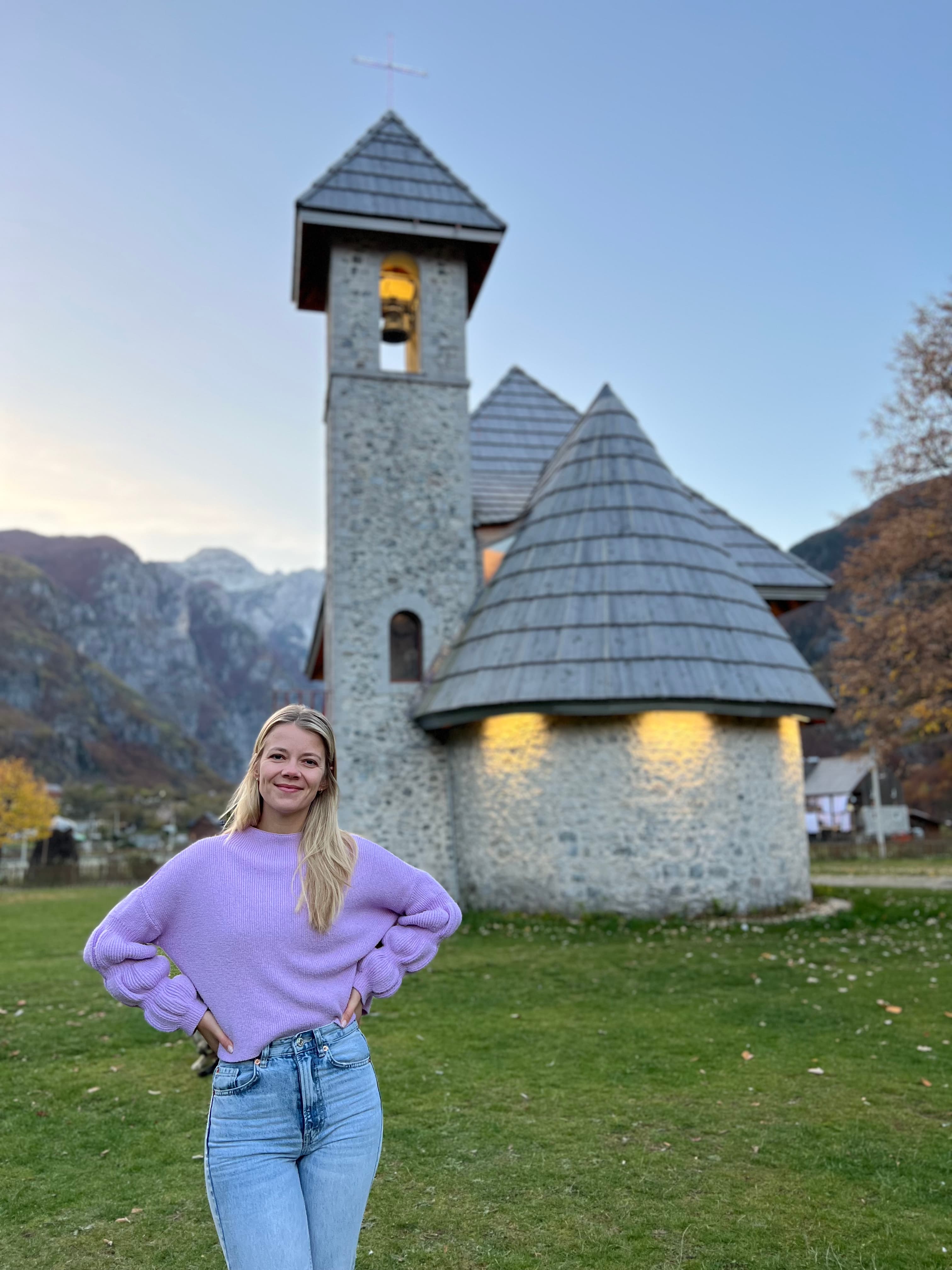 Picture of Kelesy at Theth National Park