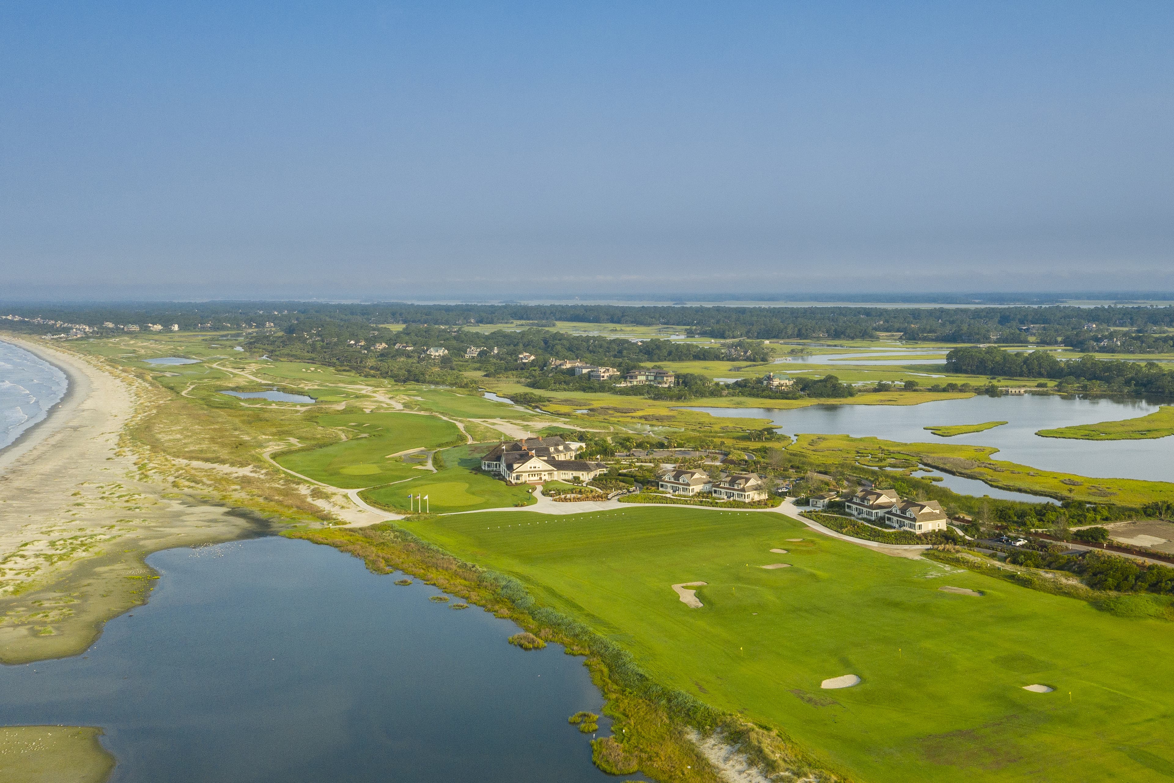 Ocean course aerial view