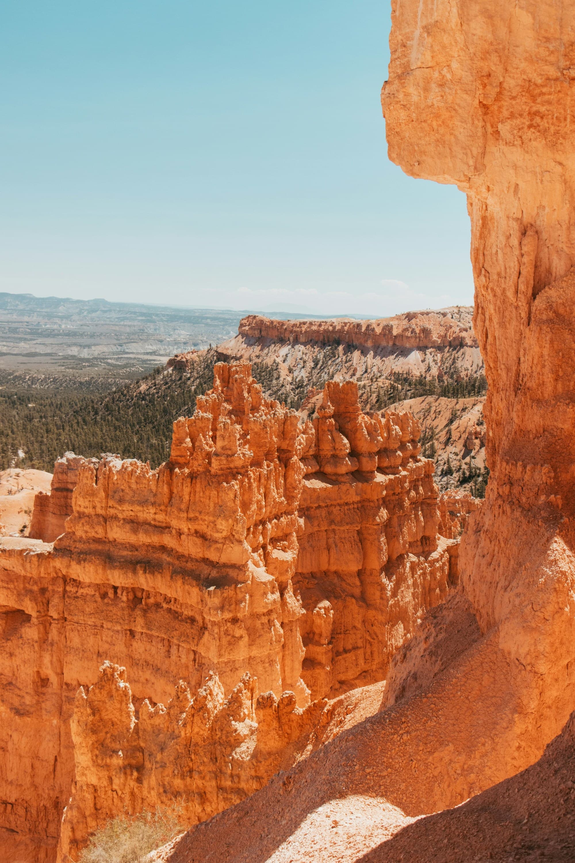 Red rocky hills during daytime.