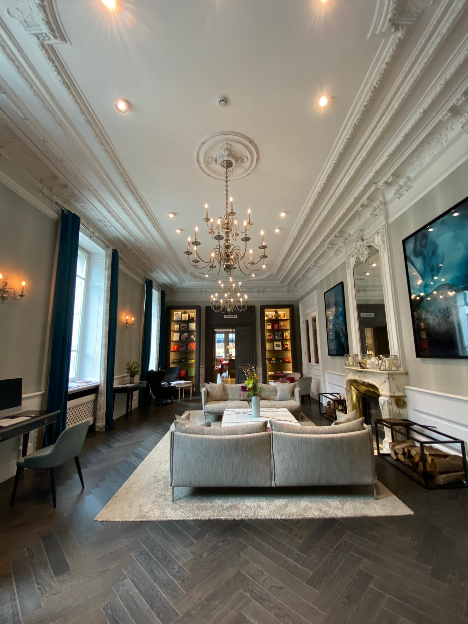 Hotel mont blanc lobby - Jennifer Schwartz