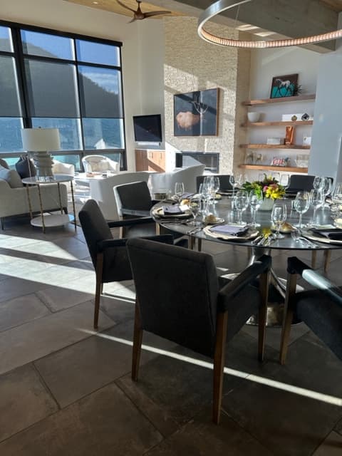 Dining area of the hotel