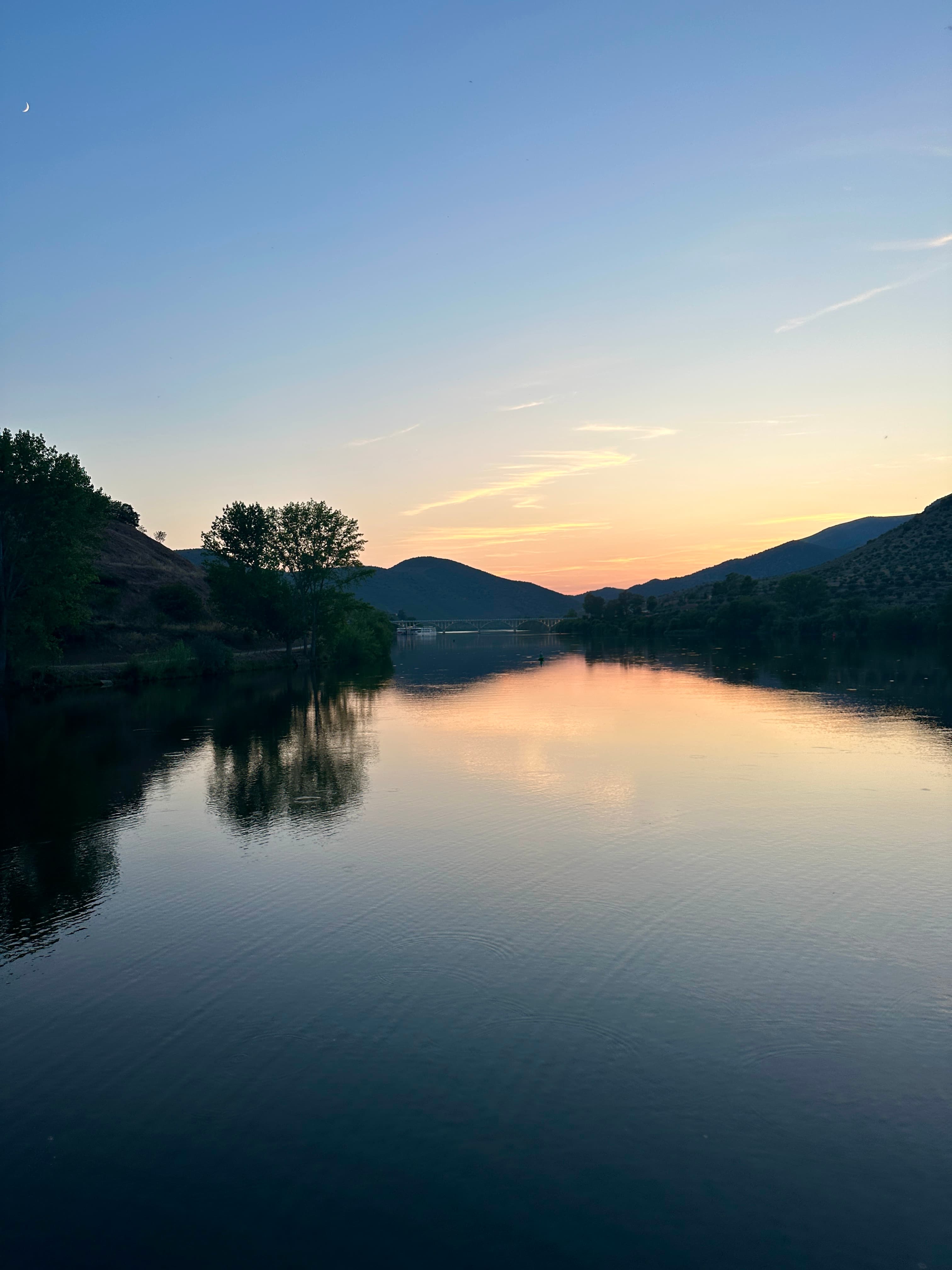 sunset on the Viking cruise