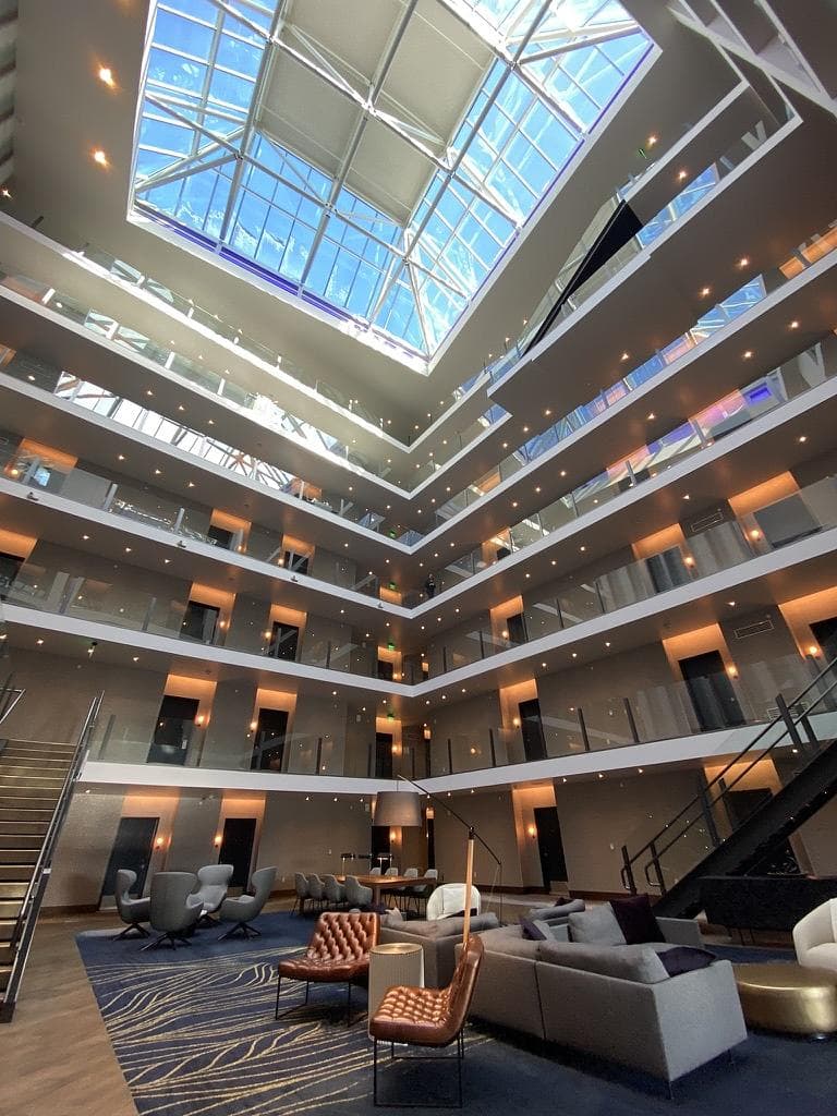 high end lobby space for meet ups