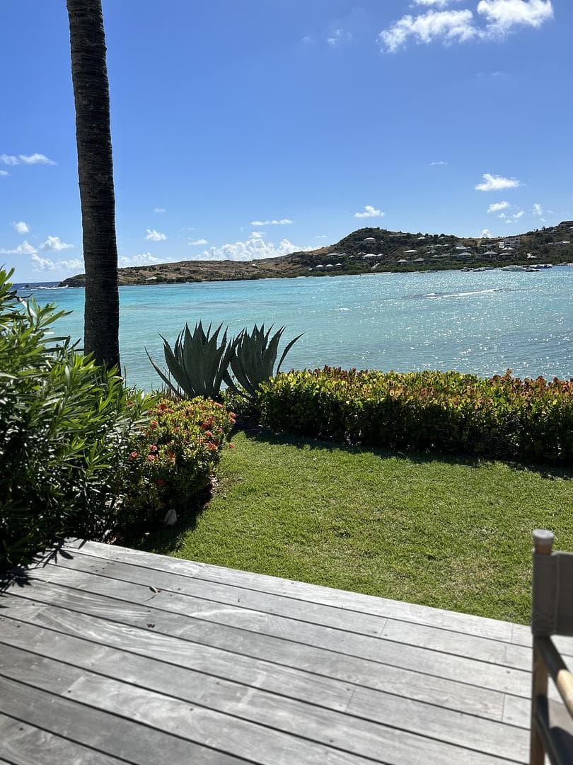 ocean side view from room
