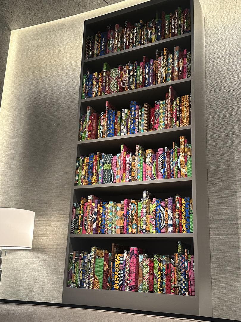 An artistic hotel corner