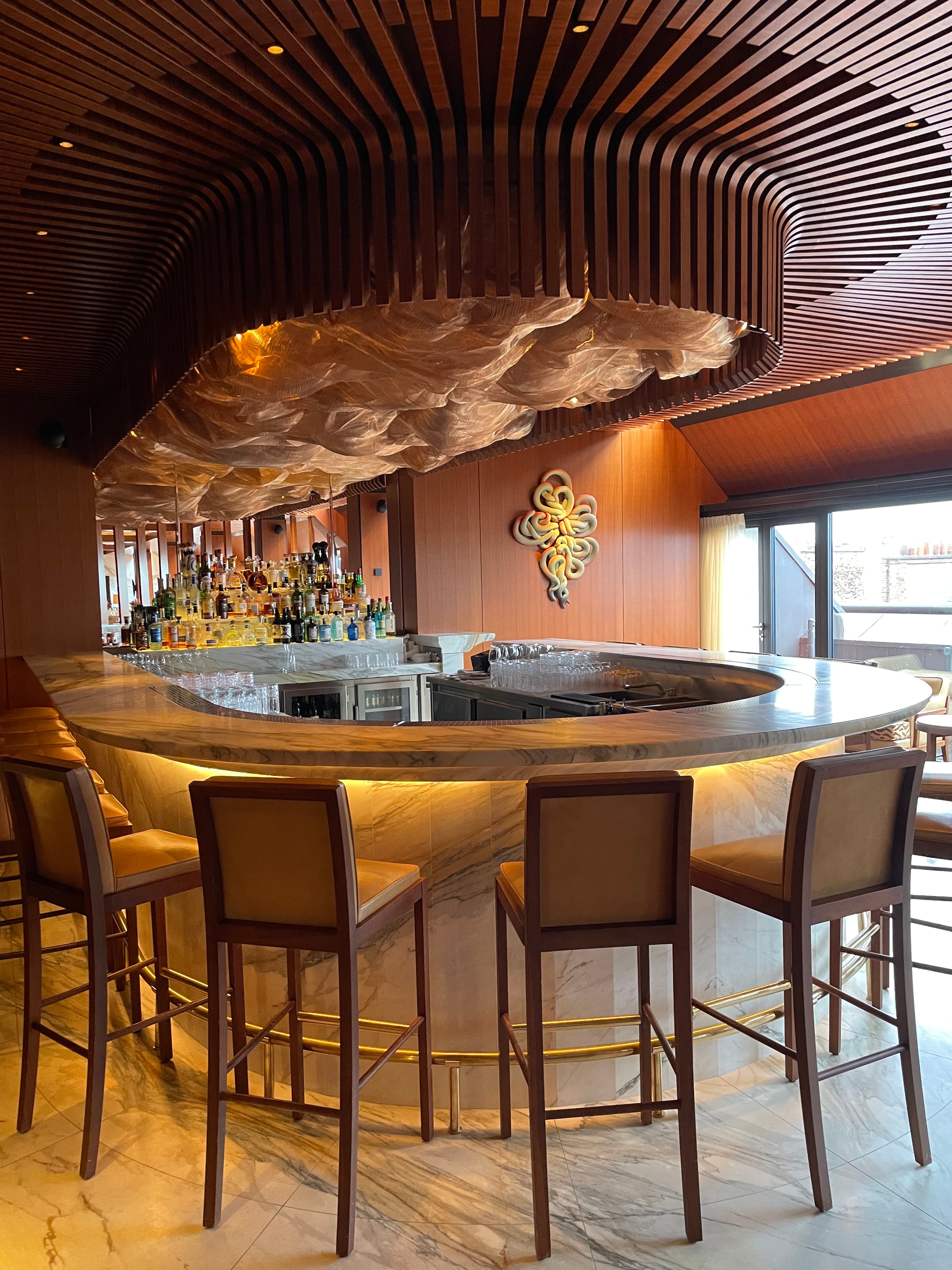 Hotel bar view