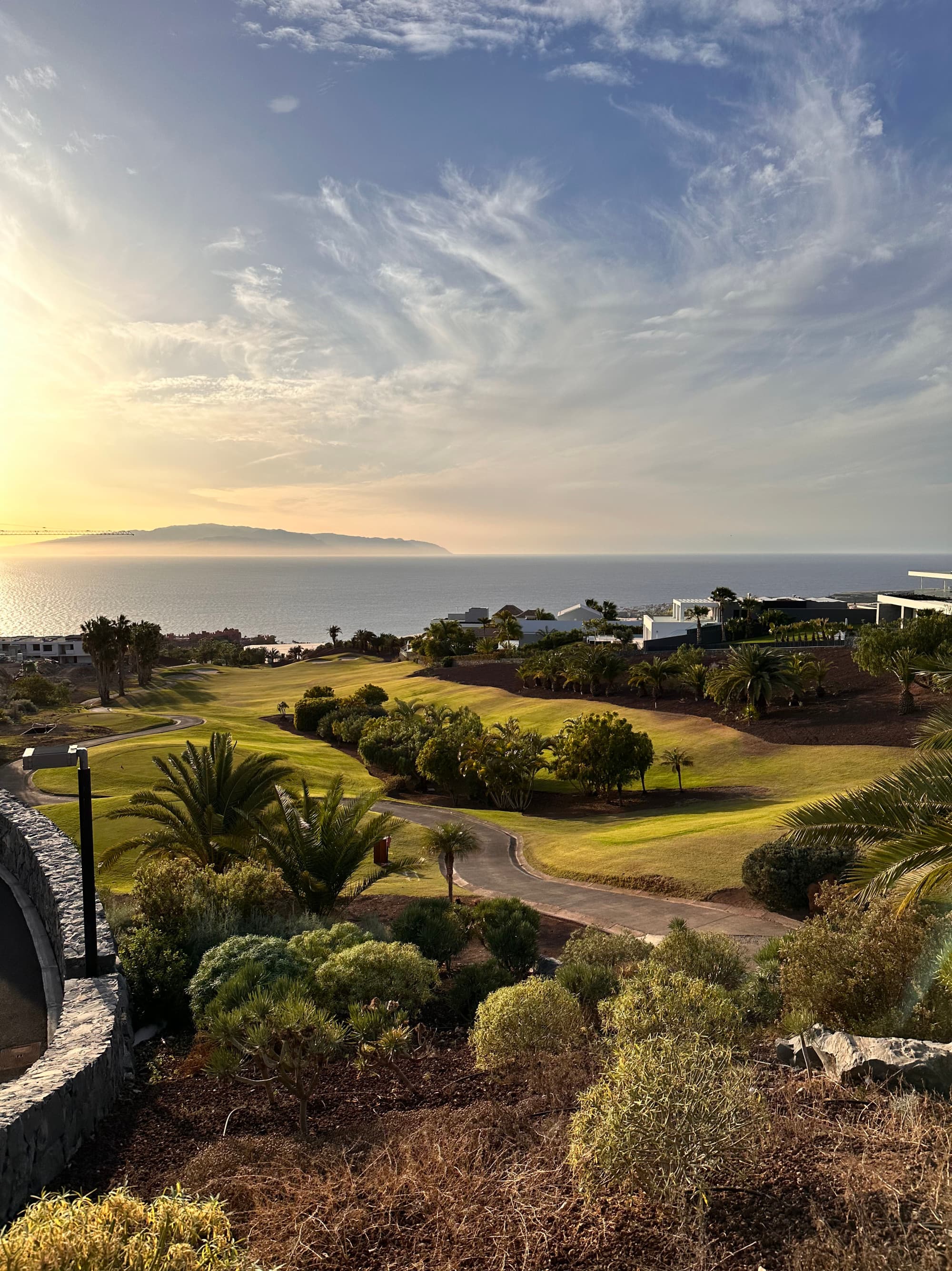 The Abama golf course with a view of La Gomera island - Alexa Romanelli