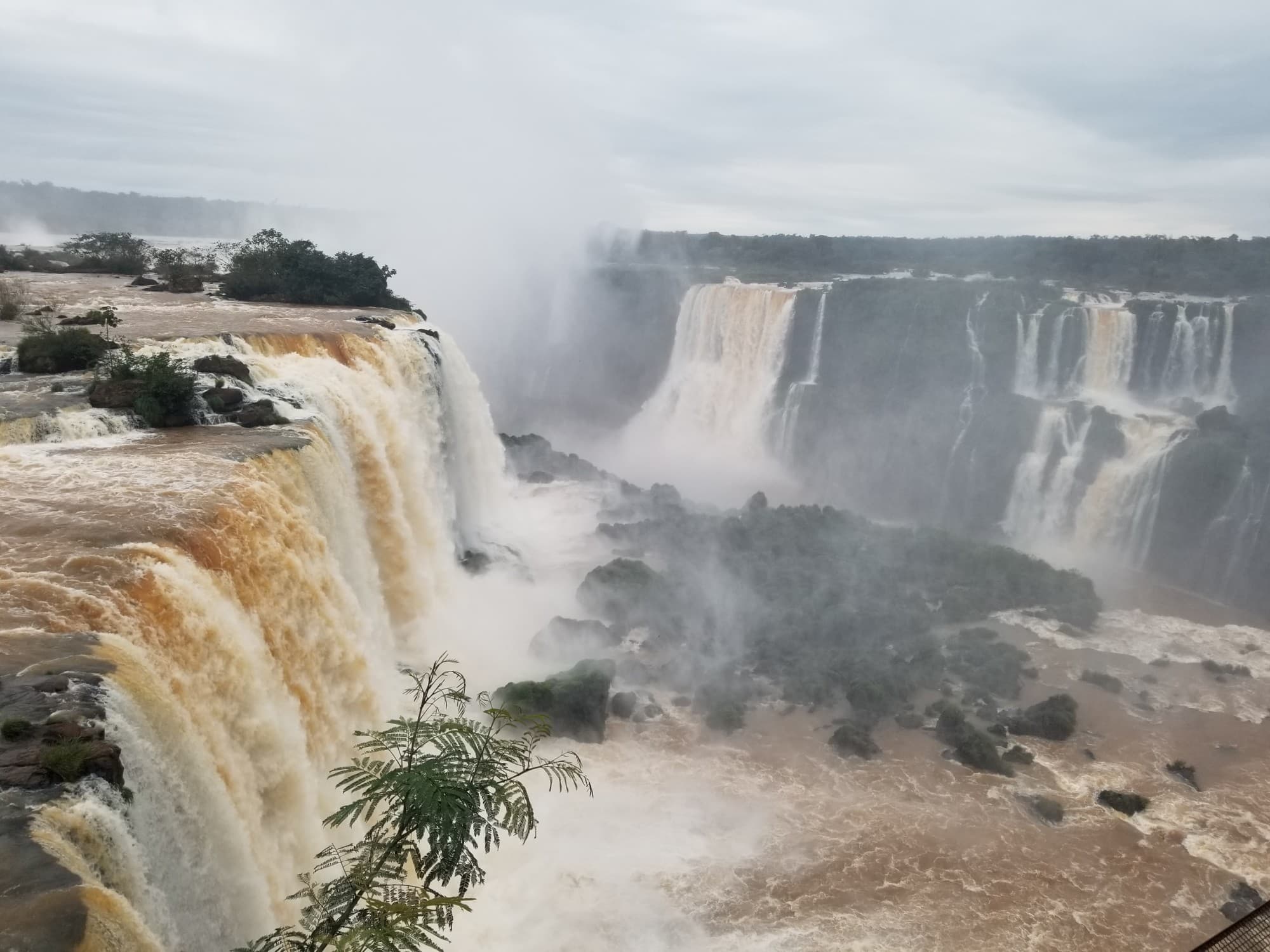 A picture of majestic waterfalls