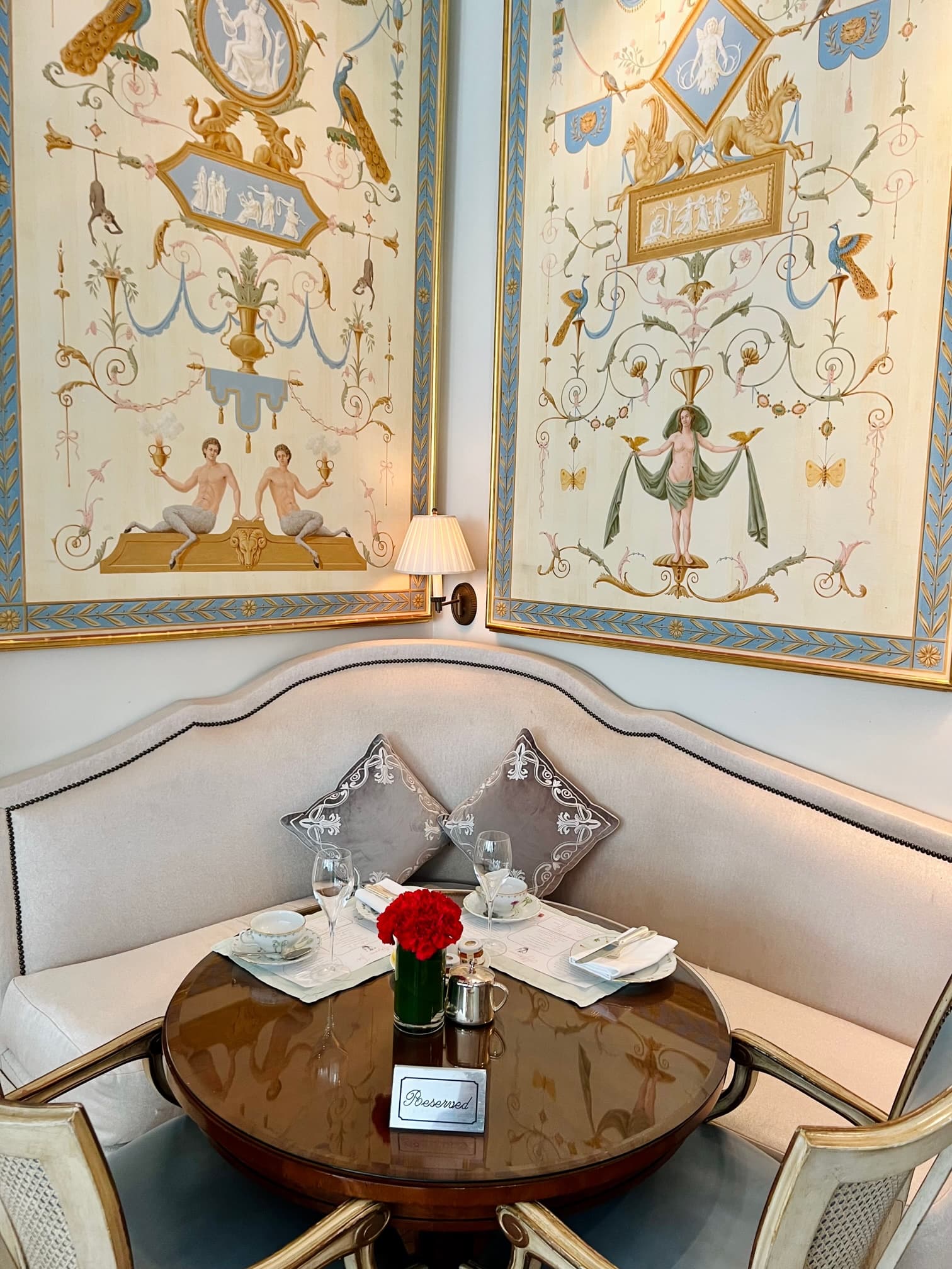 View of the hotel sitting