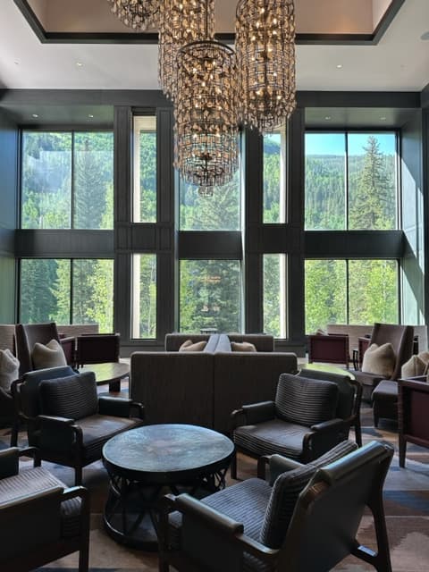 View of fireside lounge