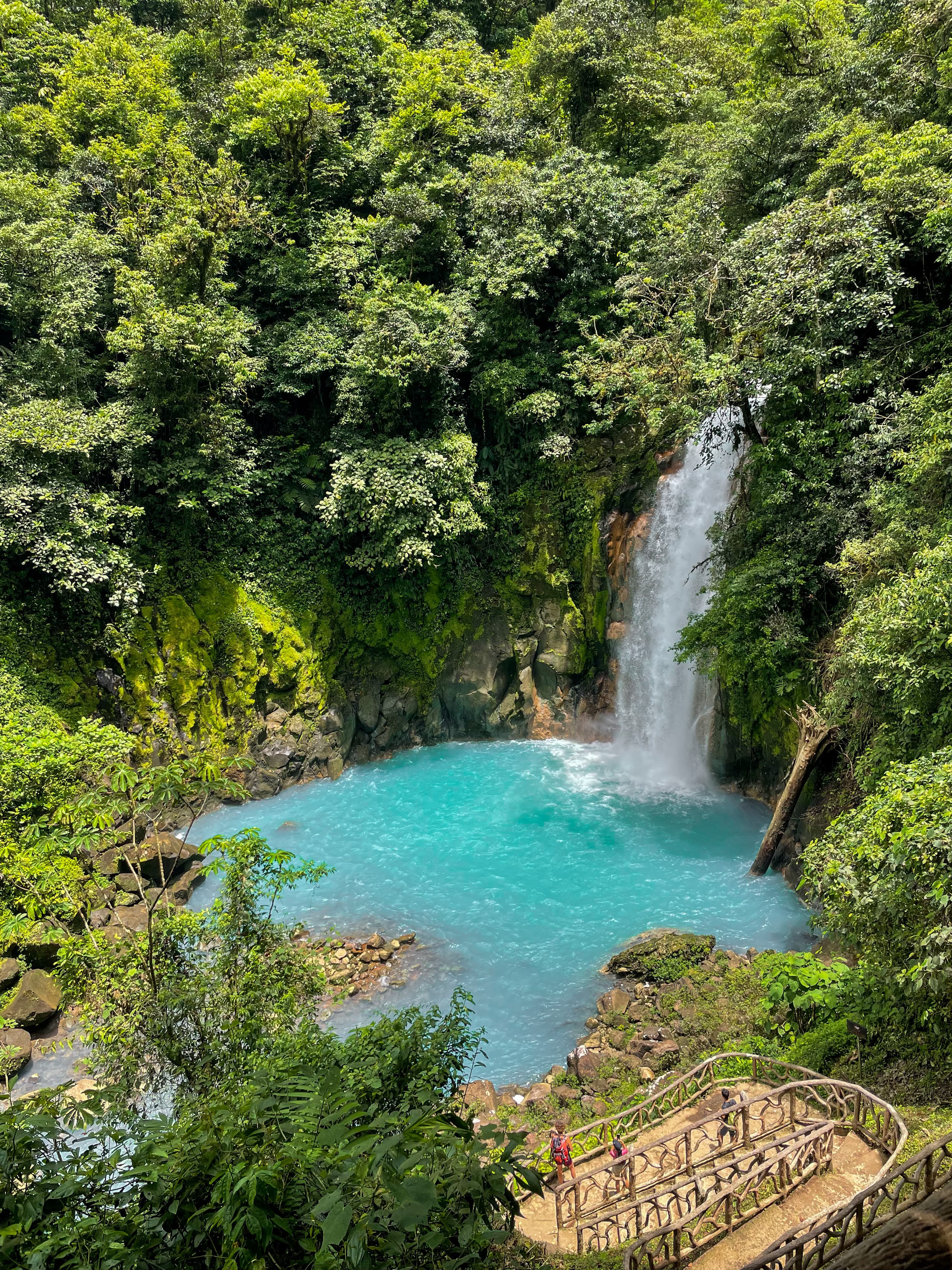 Beautiful view of waterfall