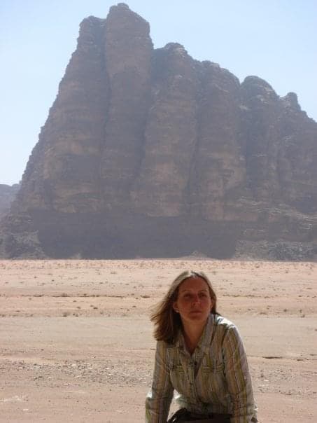 Picture of Clare at Wadi Rum Protected Area