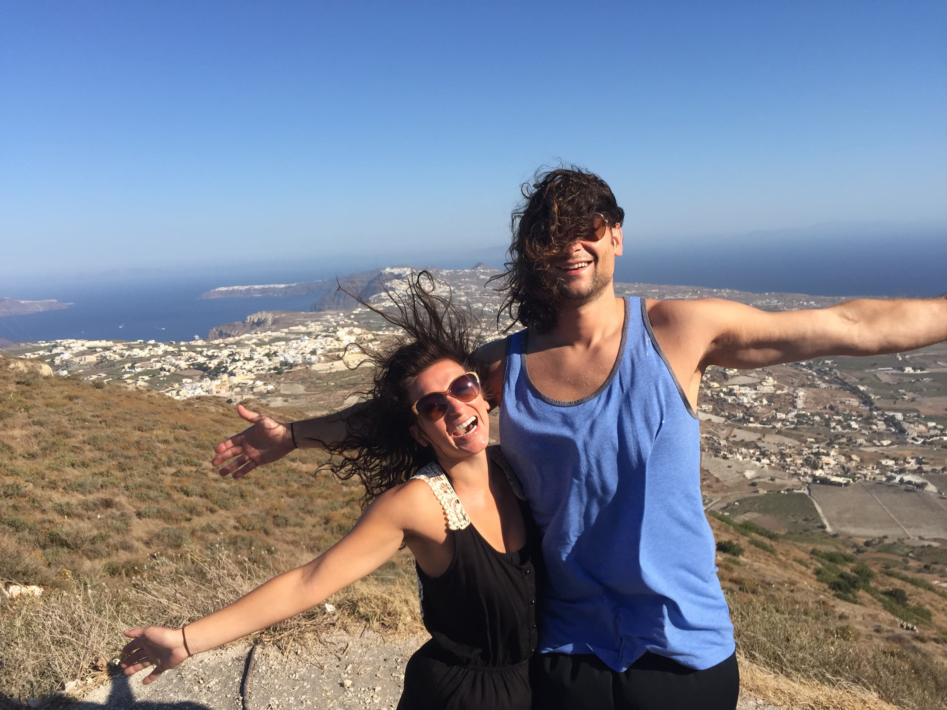 Picture of Toni enjoying with spouse