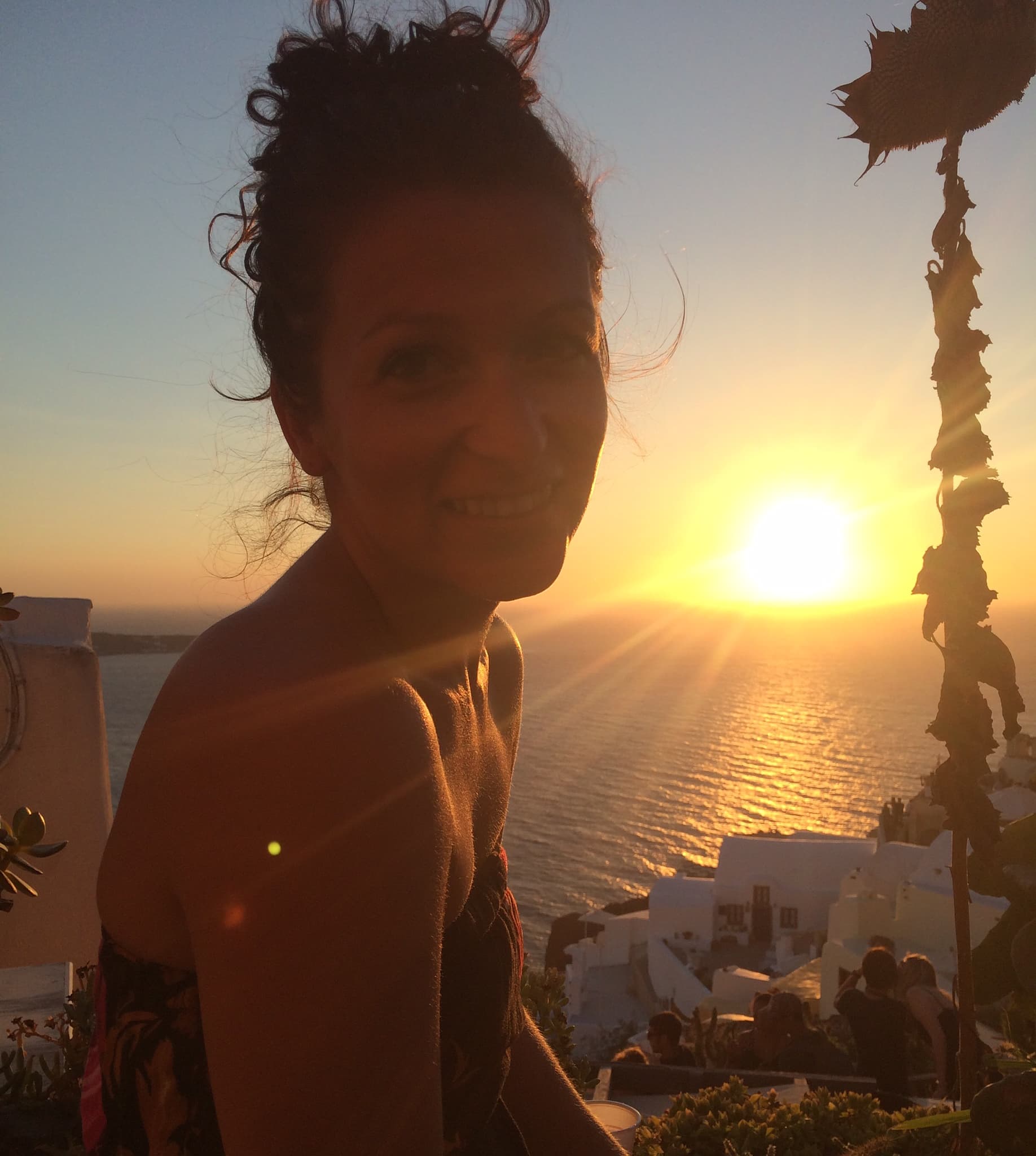 Picture of Toni in sunset